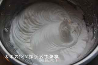 抹茶芝士蛋糕的做法步骤：4