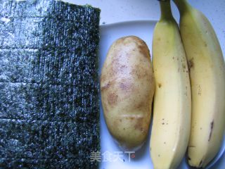 土豆香蕉卷的做法步骤：1