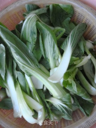 蒜香味青菜的做法步骤：1