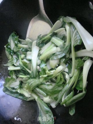 蒜香味青菜的做法步骤：4