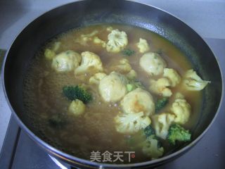 咖喱菜花鱼圆的做法步骤：6