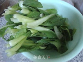 肉淋小油菜的做法步骤：1