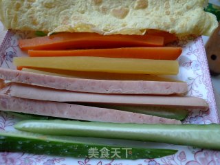 【花样寿司】----心形寿司的做法步骤：2