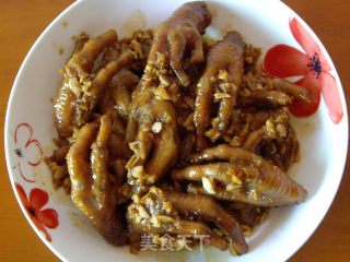 微波炉叮美味鸡脚的做法步骤：6