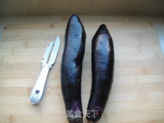 炸茄盒的做法步骤：1