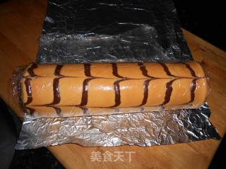 千叶纹蛋糕卷的做法步骤：13