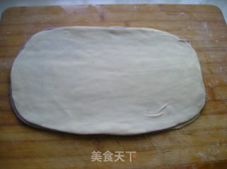 千层紫薯双色鲜肉饼的做法步骤：8
