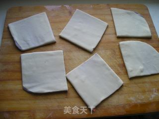 千层紫薯双色鲜肉饼的做法步骤：9