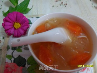 木瓜百合炖银耳的做法步骤：5