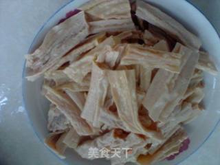 炒腐竹的做法步骤：3