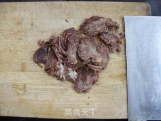 娃娃菜牛肉面的做法步骤：3