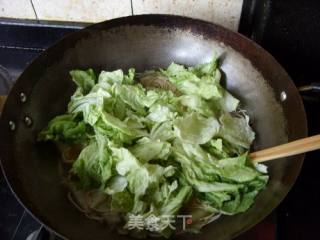 娃娃菜牛肉面的做法步骤：10