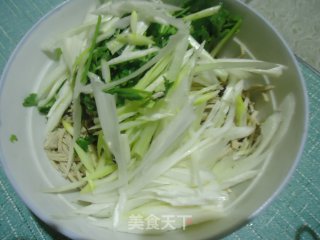 凉拌豆腐丝的做法步骤：4