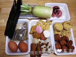 热气腾腾的关东煮的做法步骤：1