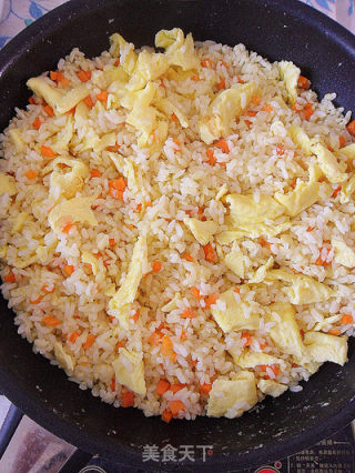 【炒饭】葱油蛋炒饭的做法步骤：10