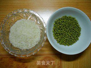 薄荷绿豆粥的做法步骤：1