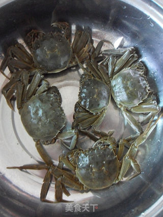 【下酒菜】毛蟹炒年糕的做法步骤：4