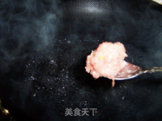 苦瓜汆丸子的做法步骤：4