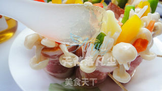 蜜汁培根彩蔬卷的做法步骤：7
