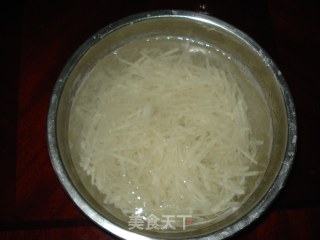 火腿土豆丝饼的做法步骤：2
