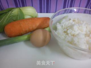 蔬菜炒饭的做法步骤：1