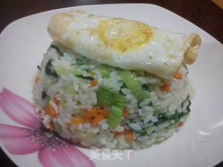 蔬菜炒饭的做法步骤：8
