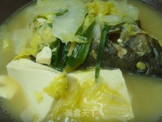 斑魚豆腐湯的做法步骤：4