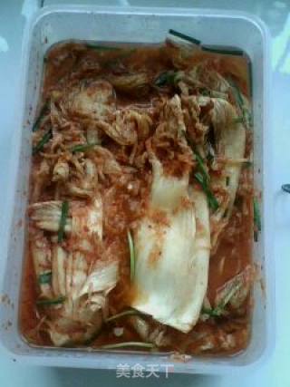 健康美味的韩国泡菜水饺的做法步骤：3