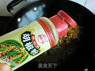 简单家常菜----黄豆芽炒粉丝的做法步骤：9