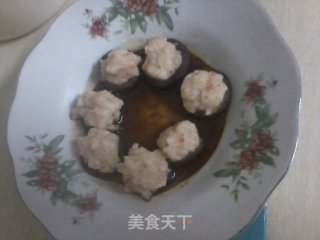 虾泥酿香菇的做法步骤：5