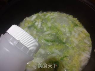 白菜粉丝汤的做法步骤：8