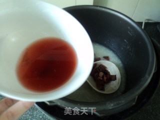 滋阴润肺活血养颜的---【红菇鸭丝粥】的做法步骤：8