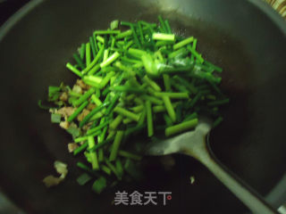蒜苔肉丝的做法步骤：6