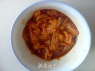家庭版鱼香肉丝的做法步骤：5