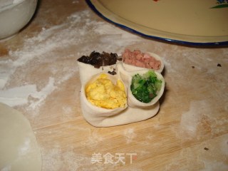四喜蒸饺的做法步骤：8