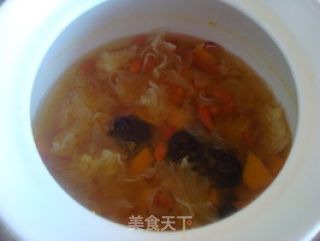 【南瓜的花样年华】南瓜银耳红枣羹的做法步骤：8