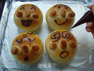 红豆超人面包的做法步骤：12