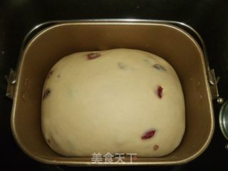 每一口都是酸酸甜甜的享受----蔓越莓吐司的做法步骤：3