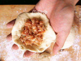 猪肉馅儿烤饼的做法步骤：5