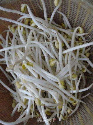 青炒黄豆芽的做法步骤：1
