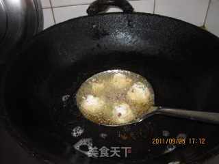 香酥藕丸子的做法步骤：6
