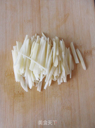 【素菜】葱油土豆丝的做法步骤：4