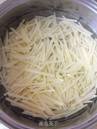 【素菜】葱油土豆丝的做法步骤：5