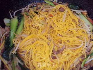肉丝炒面的做法步骤：11