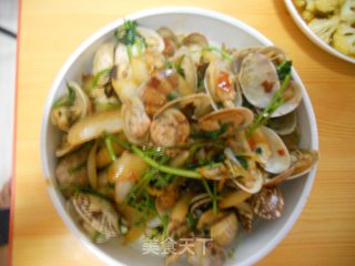 美味辣炒蛤蜊的做法步骤：1
