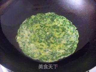 【简单制作的花样饼大全】菠菜鸡蛋饼的做法步骤：10