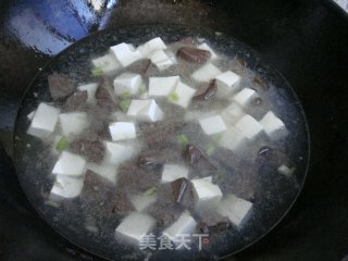 猪血豆腐白菜汤的做法步骤：7