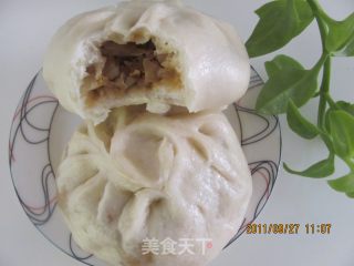 白菜香菇肉包子的做法步骤：15