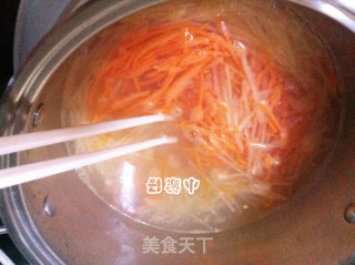 爽口凉拌双丝的做法步骤：2