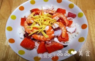 什锦海鲜散寿司的做法步骤：12